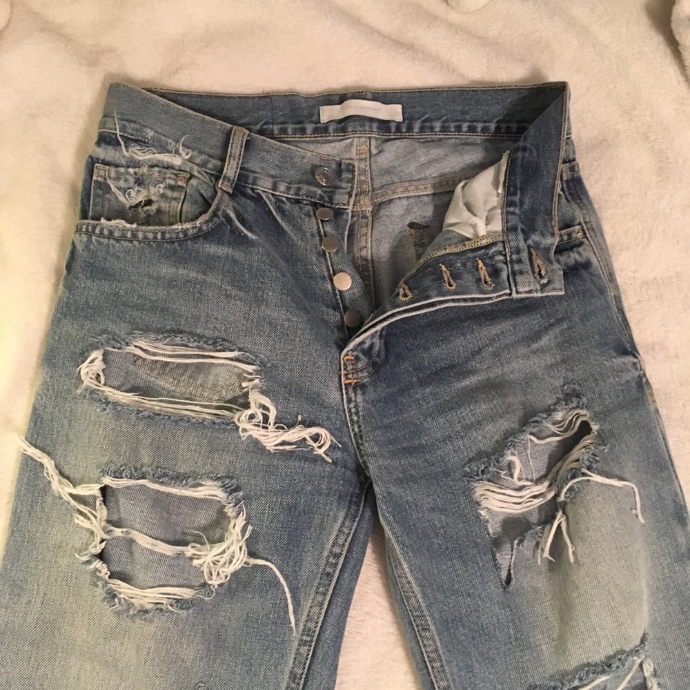 Zara ripped jeans